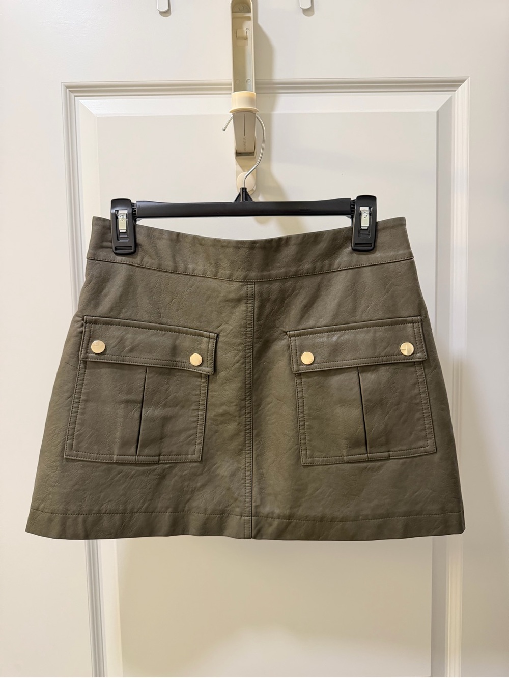 Zara Green Pocket Utility Mini Skirt